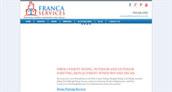 Desktop Screenshot of francaservices.com