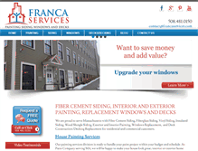 Tablet Screenshot of francaservices.com